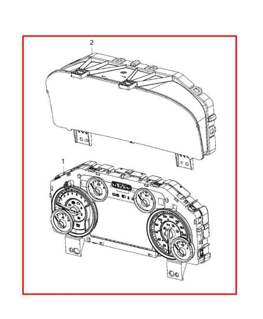 2015 Ram 1500 Big Horn Crew Cab 5.7L Speed Gauge Instrument Cluster 117K Mileage - Alshned Auto Parts