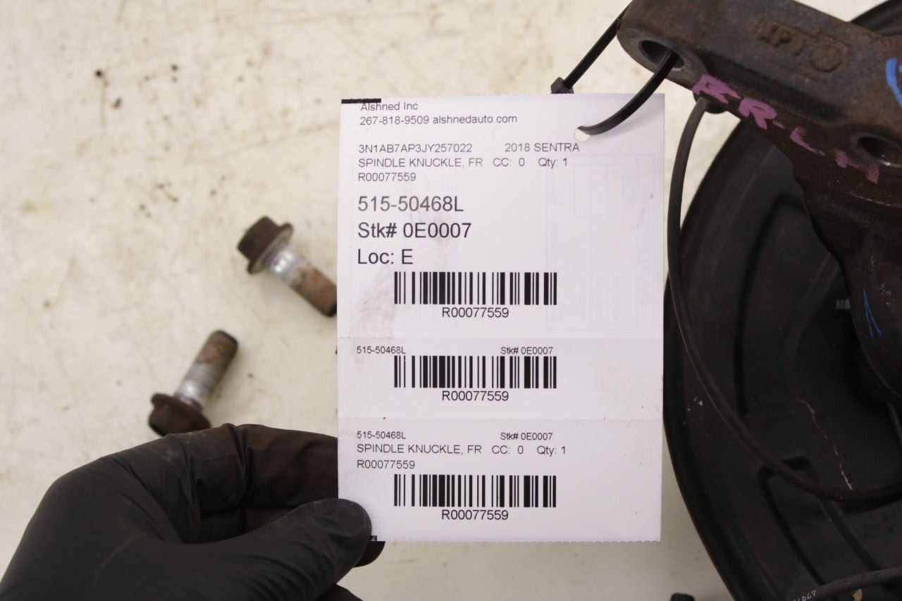 2013-19 Nissan Sentra SL Front Left Driver Side Spindle Knuckle Hub 400151KA1A - Alshned Auto Parts