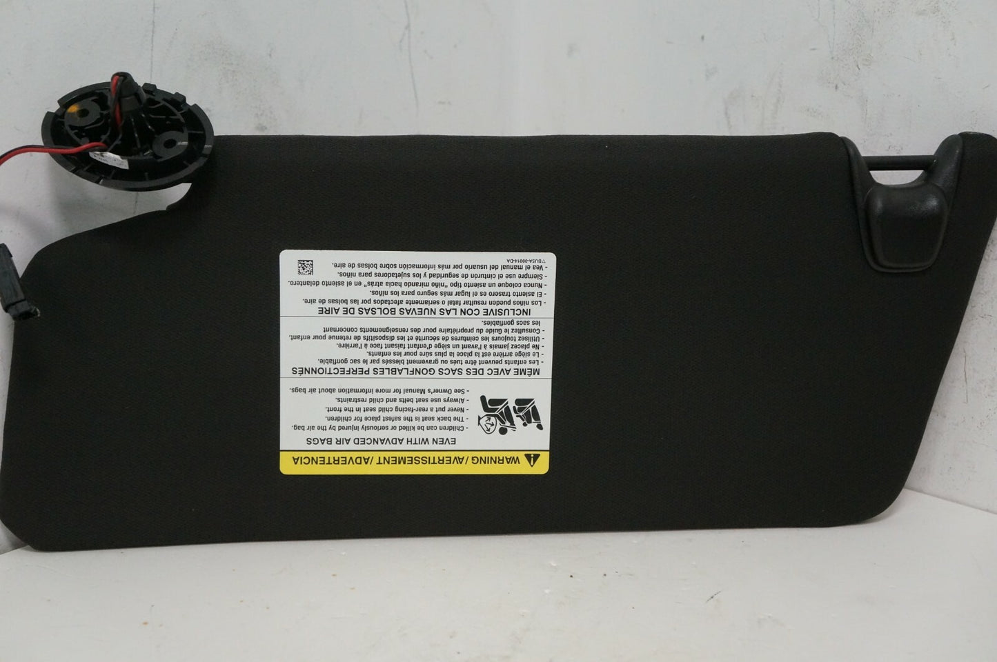 2011-2015 Ford Explorer Passenger Right Sun Sun Visor Black VA1547 OEM - Alshned Auto Parts