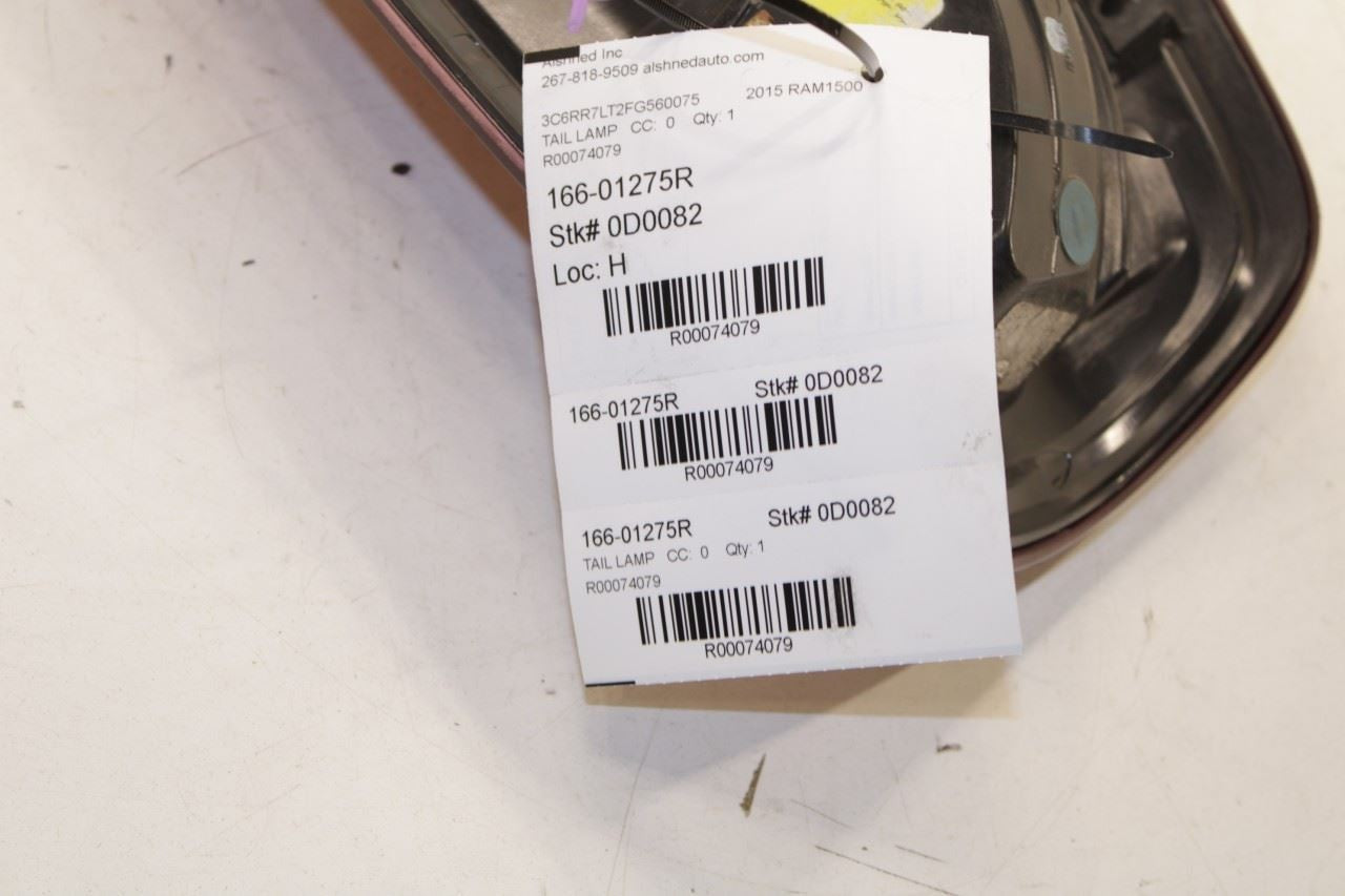 2011-2018 RAM 1500 Big Horn Rear Right Passenger Side Tail Light Lamp 55277414AC - Alshned Auto Parts