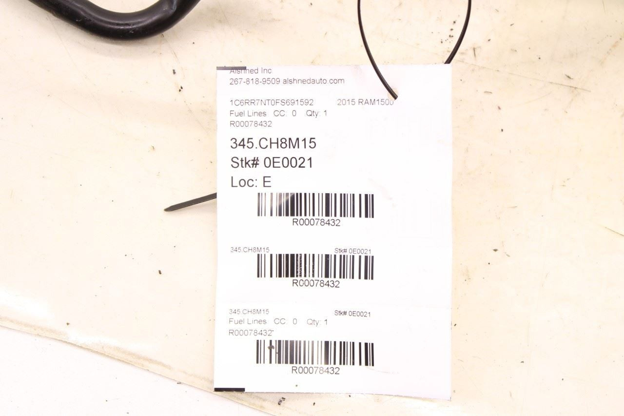 2013-20 Ram 1500 Laramie Crew Cab 5.7L Fuel Gas Supply and Vapor Hose Tube Pipe - Alshned Auto Parts