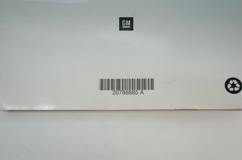 2011 Chevrolet Malibu Owner's Manual Book 20786885 A OEM - Alshned Auto Parts