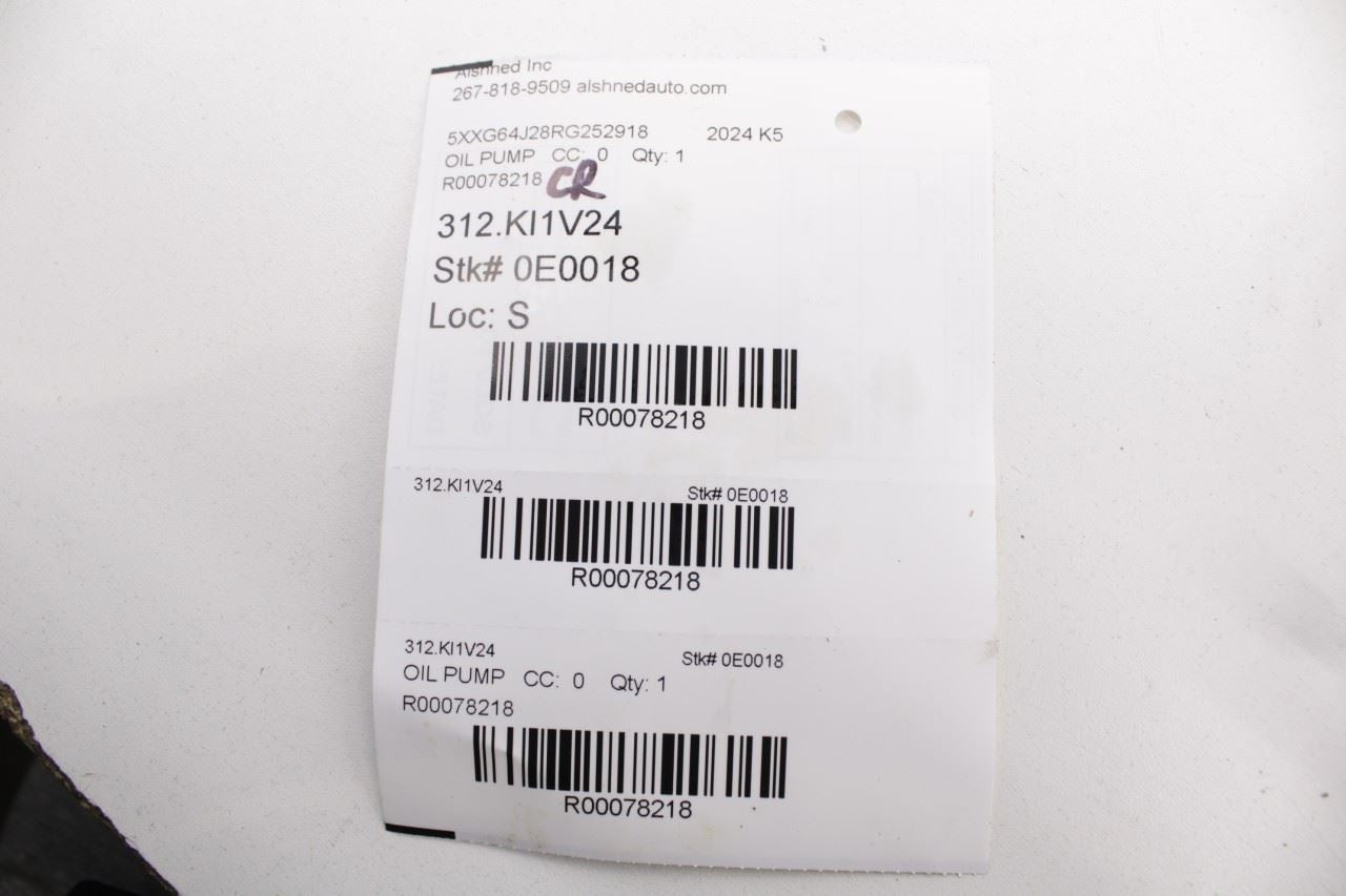 2021-24 Kia K5 GTLine 1.6L Engine Oil Pump Pressure Control Sensor Valve *ReaD* - Alshned Auto Parts