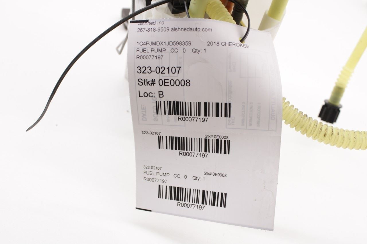 2015-2022 Jeep Cherokee Limited 3.2L In Tank Fuel Pump Assembly 68109894AC OEM - Alshned Auto Parts