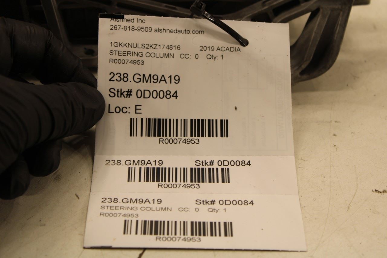 2017-2023 GMC Acadia SLT-1 3.6L AWD Steering Column Assembly 84401500 OEM - Alshned Auto Parts