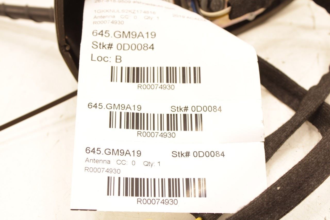 2017-2019 GMC Acadia SLT-1 GPS High Frequency Roof Radio Antenna 23378426 - Alshned Auto Parts