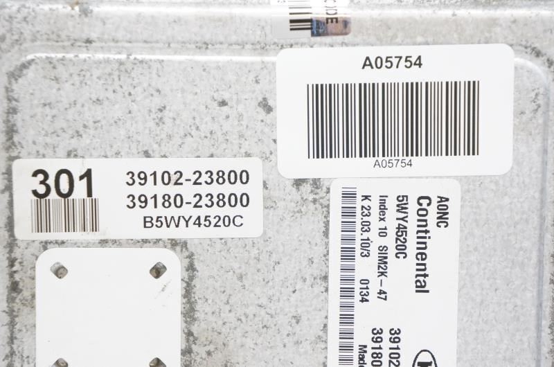 2010 Kia Soul Engine Control Module ECU ECM 39102-23800 OEM - Alshned Auto Parts