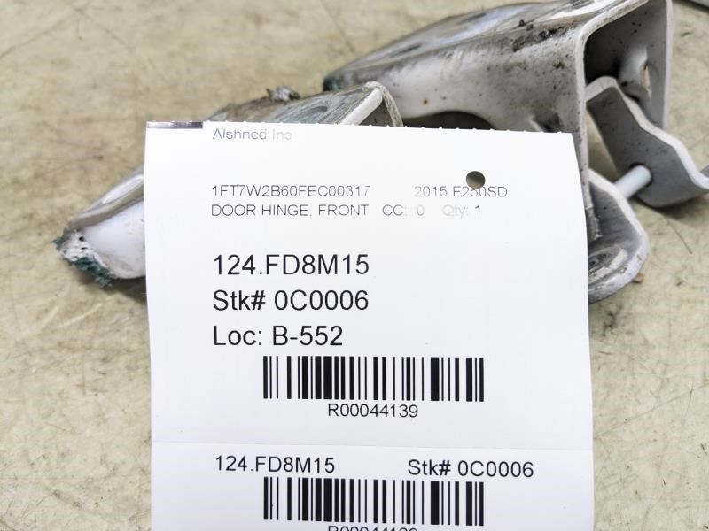 1999-16 Ford F250SD Front Right Door Upper & Lower Hinge F81Z-2522810-AA OEM - Alshned Auto Parts