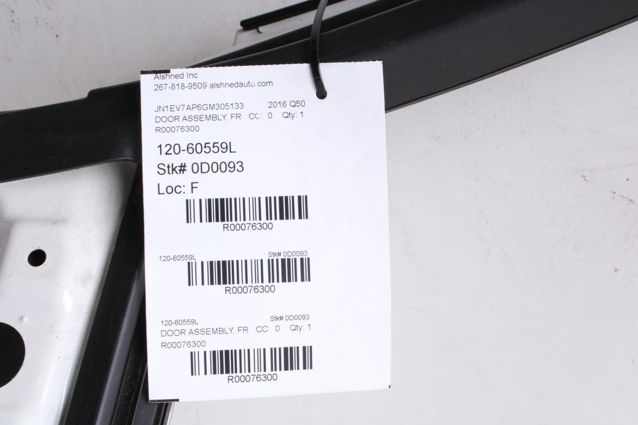 2014-2023 Infiniti Q50 Premium Front Left Driver Door Shell Panel H010A4GAMA - Alshned Auto Parts