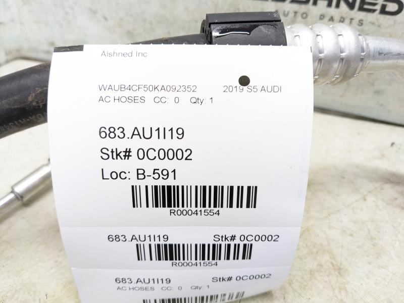 2018-2023 Audi S5 Rear Upper A/C Refrigerant Suction Hose Tube 8W1-816-740 OEM - Alshned Auto Parts