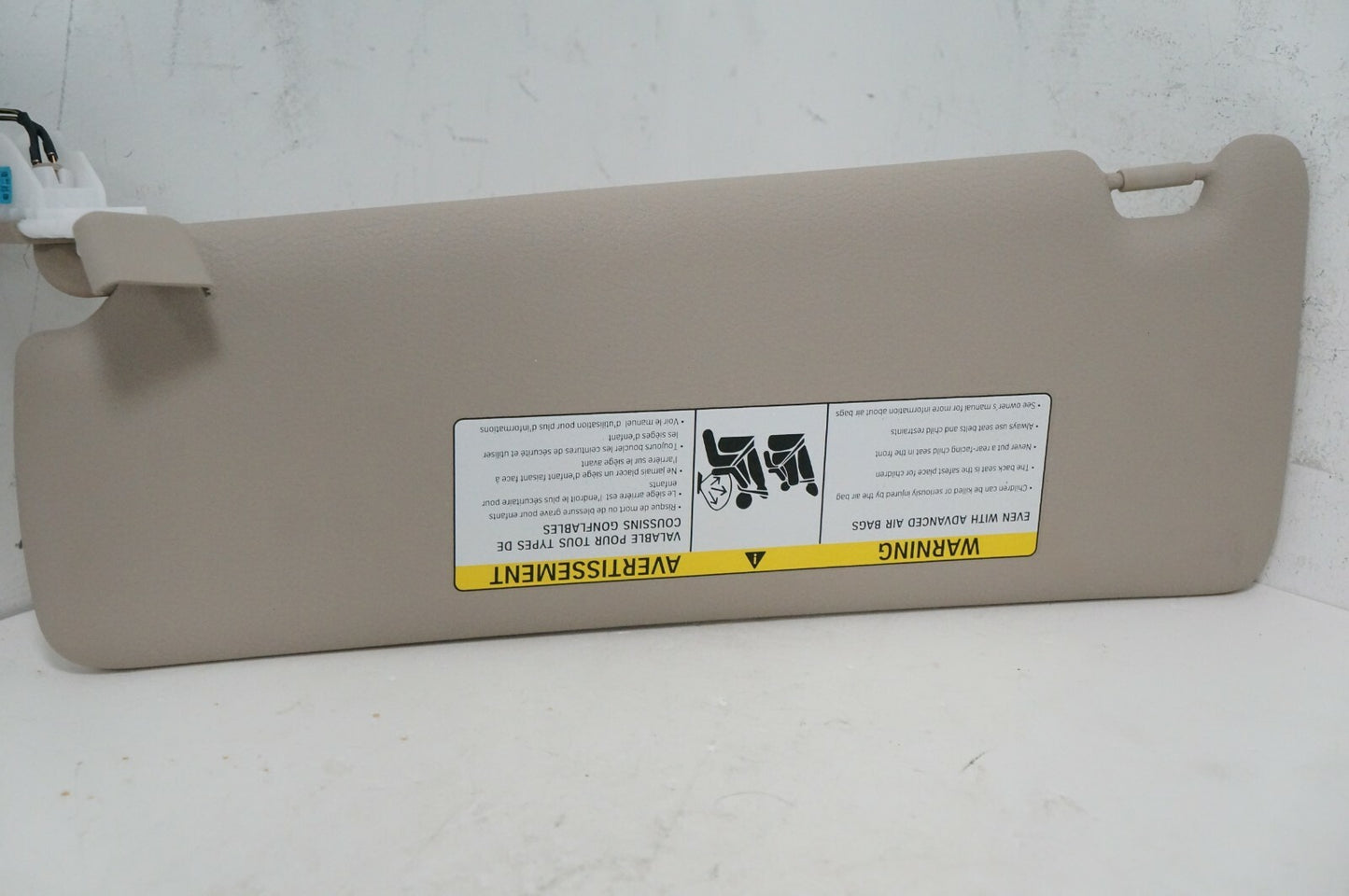 2012-2016 BMW 328i Passenger Right Sun Visor Sunvisor Beige 7322294-05 OEM - Alshned Auto Parts