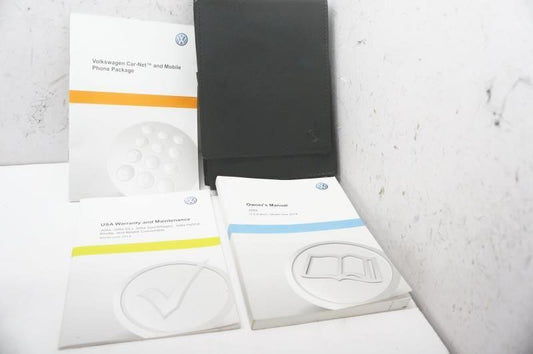 2014 Volkswagen Jetta Owner's Manual Book Set with Case - Alshned Auto Parts