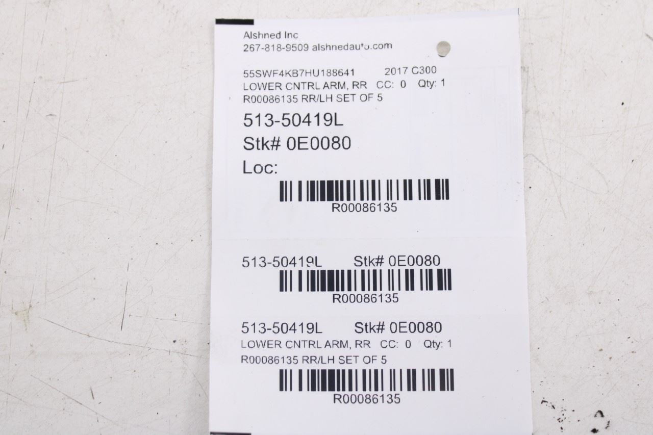 2015-18 Mercedes-Benz C300 Front Windshield Wiper Transmission Linkage w/ Motor - Alshned Auto Parts