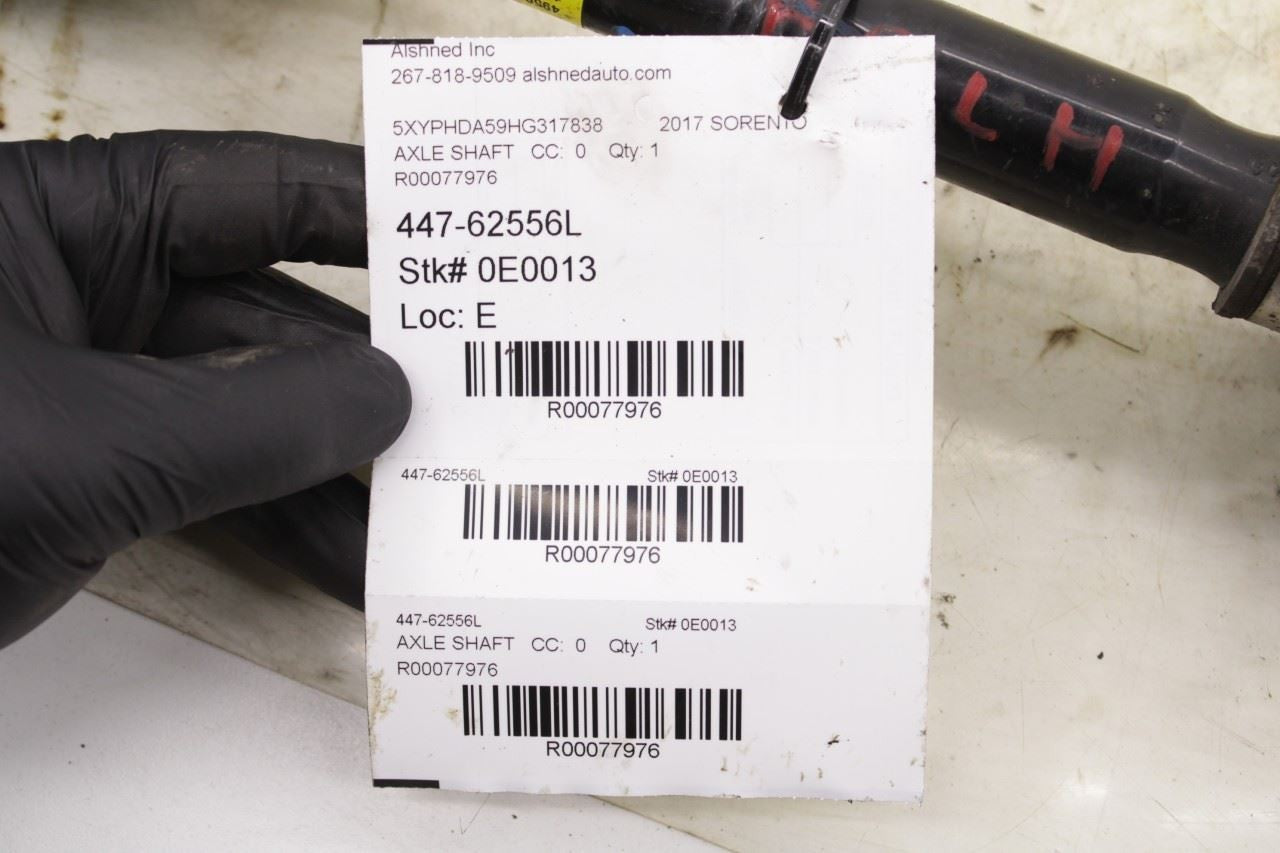 2015-2018 Kia Sorento EX AWD Front Left Driver Side CV Axle Drive Half Shaft - Alshned Auto Parts