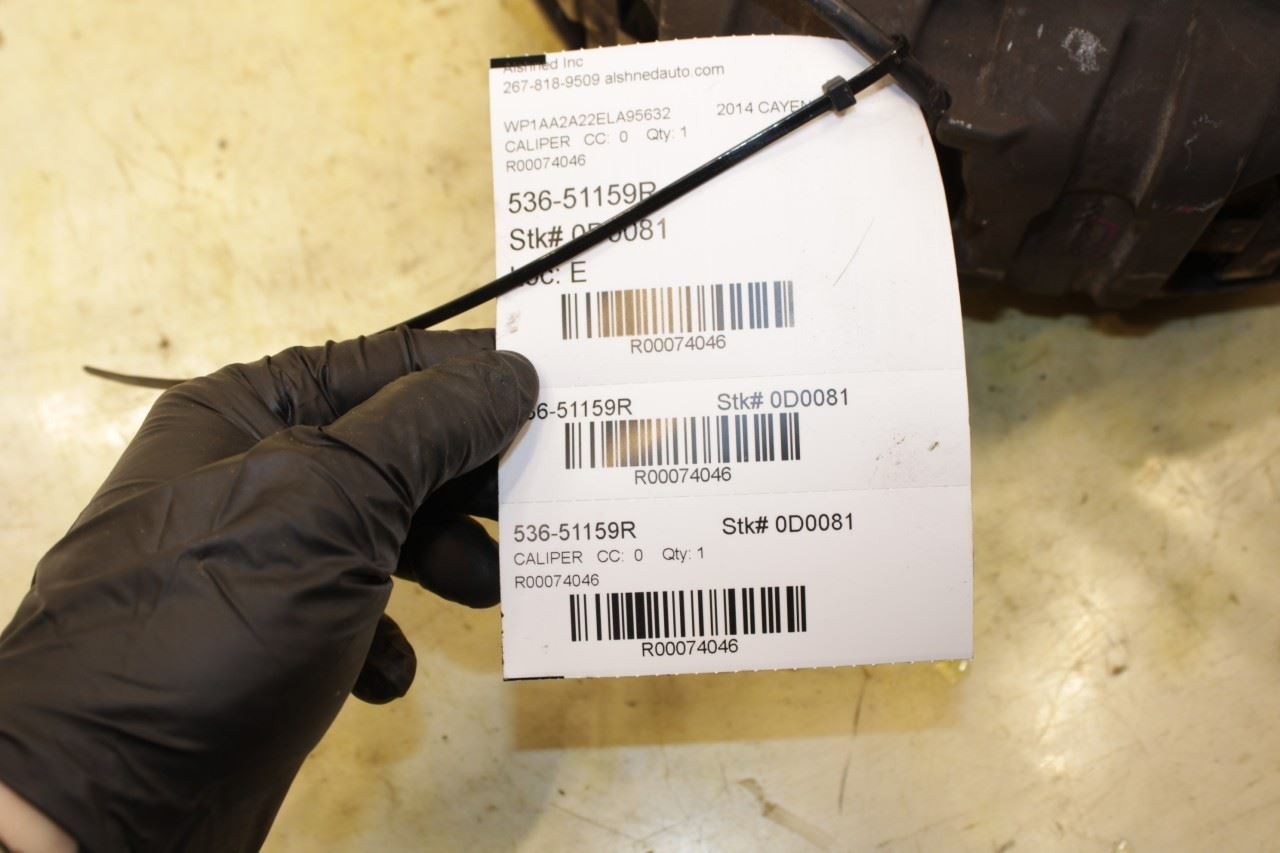 20112018 Porsche Cayenne Platinum Front Right Disc Brake Caliper 7P5615106BK - Alshned Auto Parts