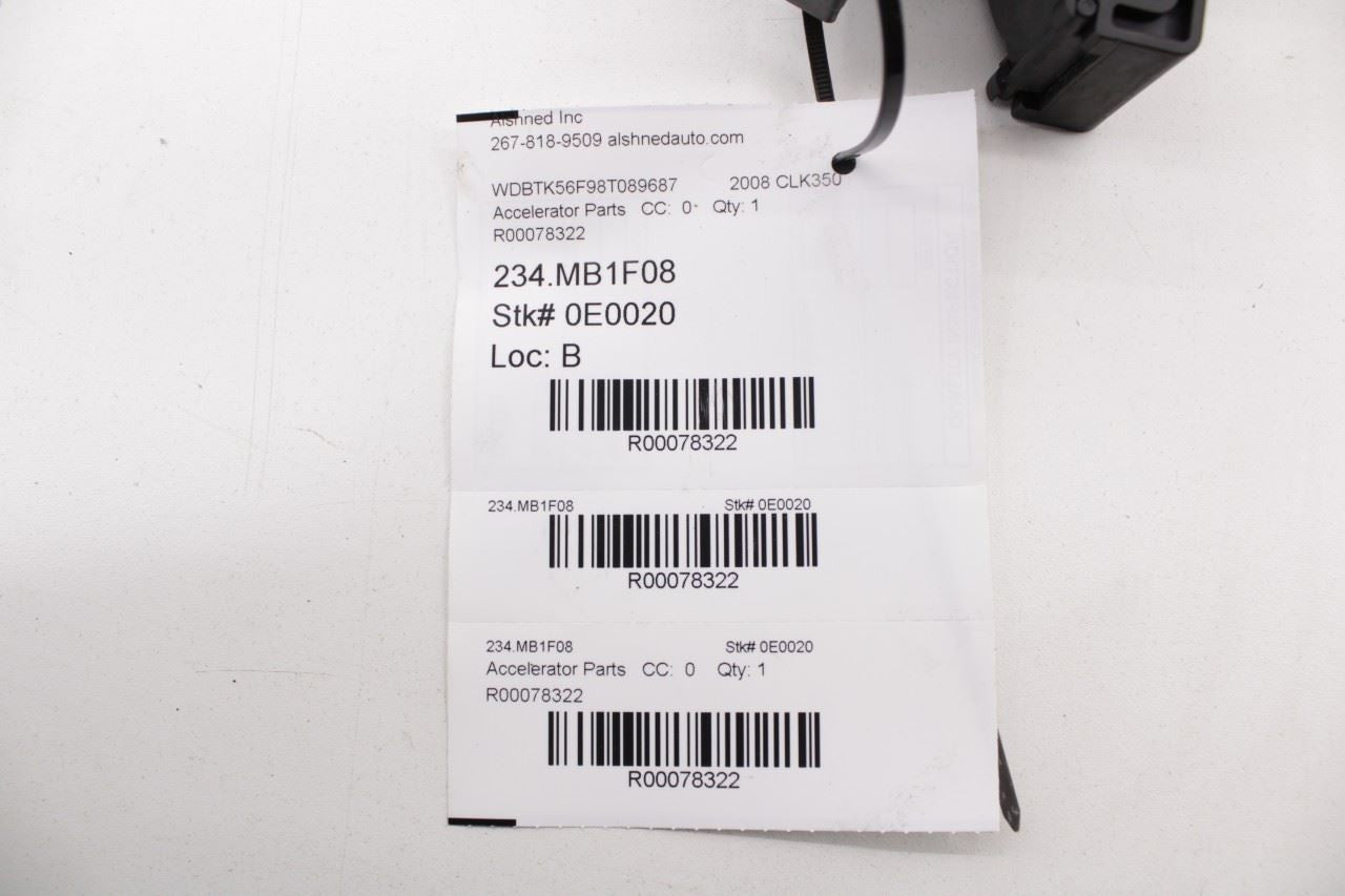 2006-2009 Mercedes-Benz CLK 350 3.5L RWD Accelerator Throttle Gas Pedal Sensor - Alshned Auto Parts