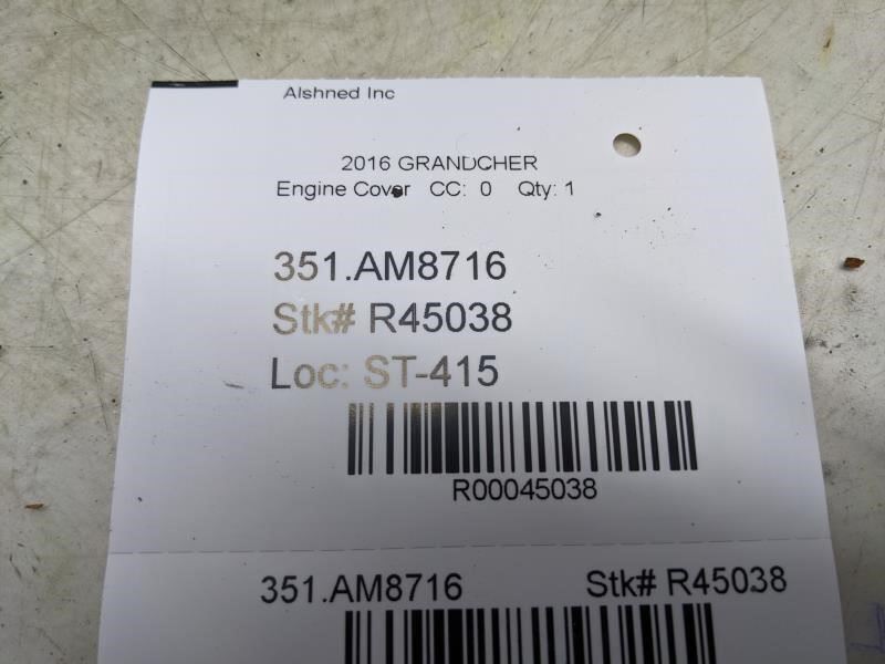 2016-2021 Jeep Grand Cherokee 3.6L V6 Engine Motor Cover 05281383AE OEM - Alshned Auto Parts