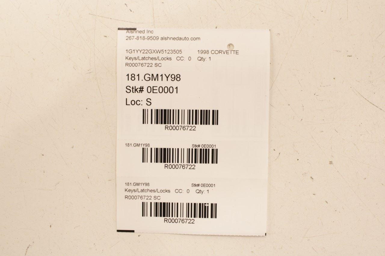 1997-2000 Chevrolet Corvette 5.7L Smart Key Keyless Remote Entry Fob Transmitter - Alshned Auto Parts