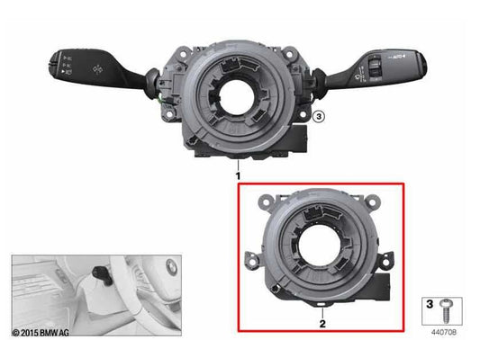 2023-24 BMW 430i xDrive Gran Coupe 2.0L Steering Wheel Clock Spring 61315A66155 - Alshned Auto Parts