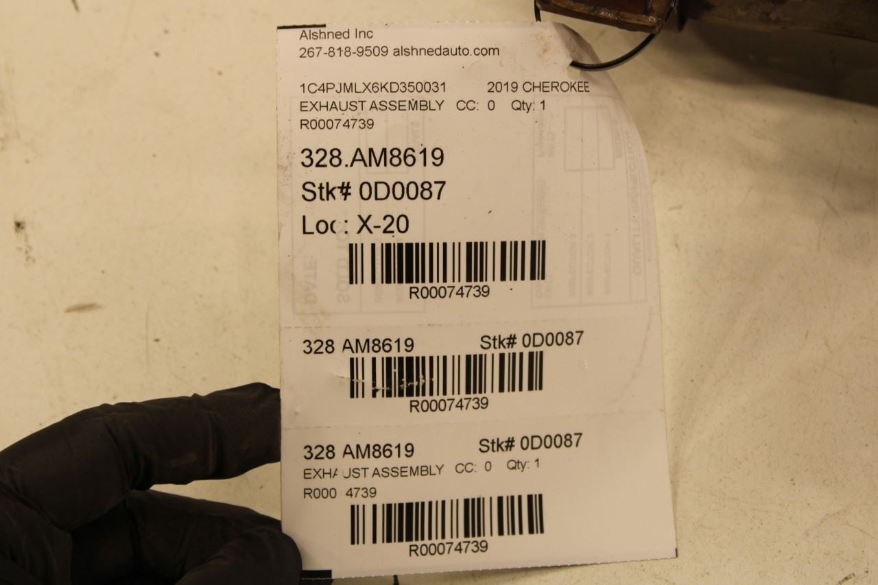 2014-22 Jeep Cherokee Latitude 3.2L 4x4 Exhaust System Resonator Pipe 68349052AA - Alshned Auto Parts