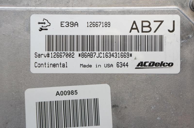 2017 Chevrolet Equinox Lt 2.4L Engine Computer Control Module ECU 12667189 OEM - Alshned Auto Parts