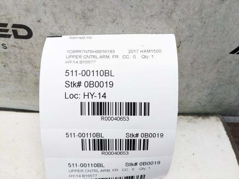 2011-2018 Ram 1500 4WD Front Left Driver Side Upper Control Arm 68227901AB OEM9