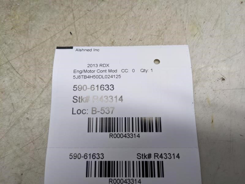 2013-2015 Acura RDX Engine Control Module ECU ECM 37820-R8A-A54 OEM - Alshned Auto Parts