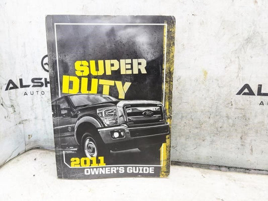 2011 Ford F250 Super Duty Owners Guide Set BC3J-19A321-EA OEM - Alshned Auto Parts