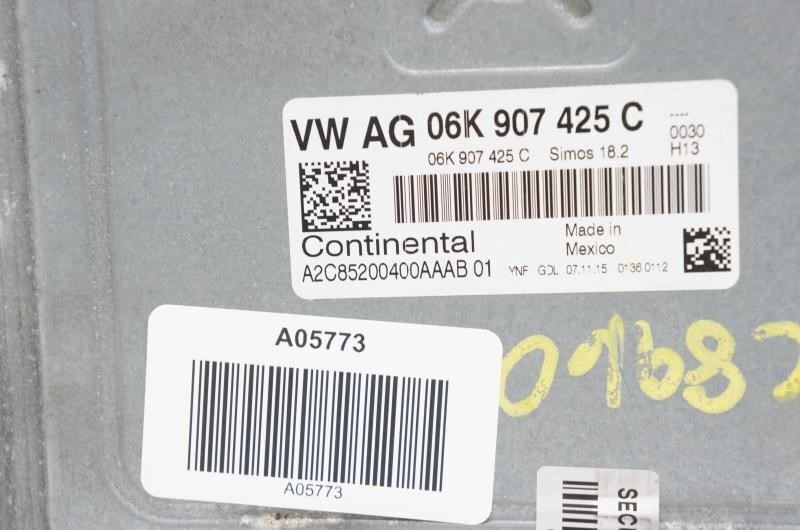2016-2017 Volkswagen Passat Engine Control Module ECU ECM 06K907425C OEM - Alshned Auto Parts