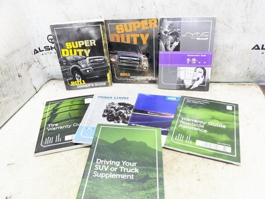 2011 Ford F250 Super Duty Owners Guide Set BC3J-19A321-EA OEM - Alshned Auto Parts