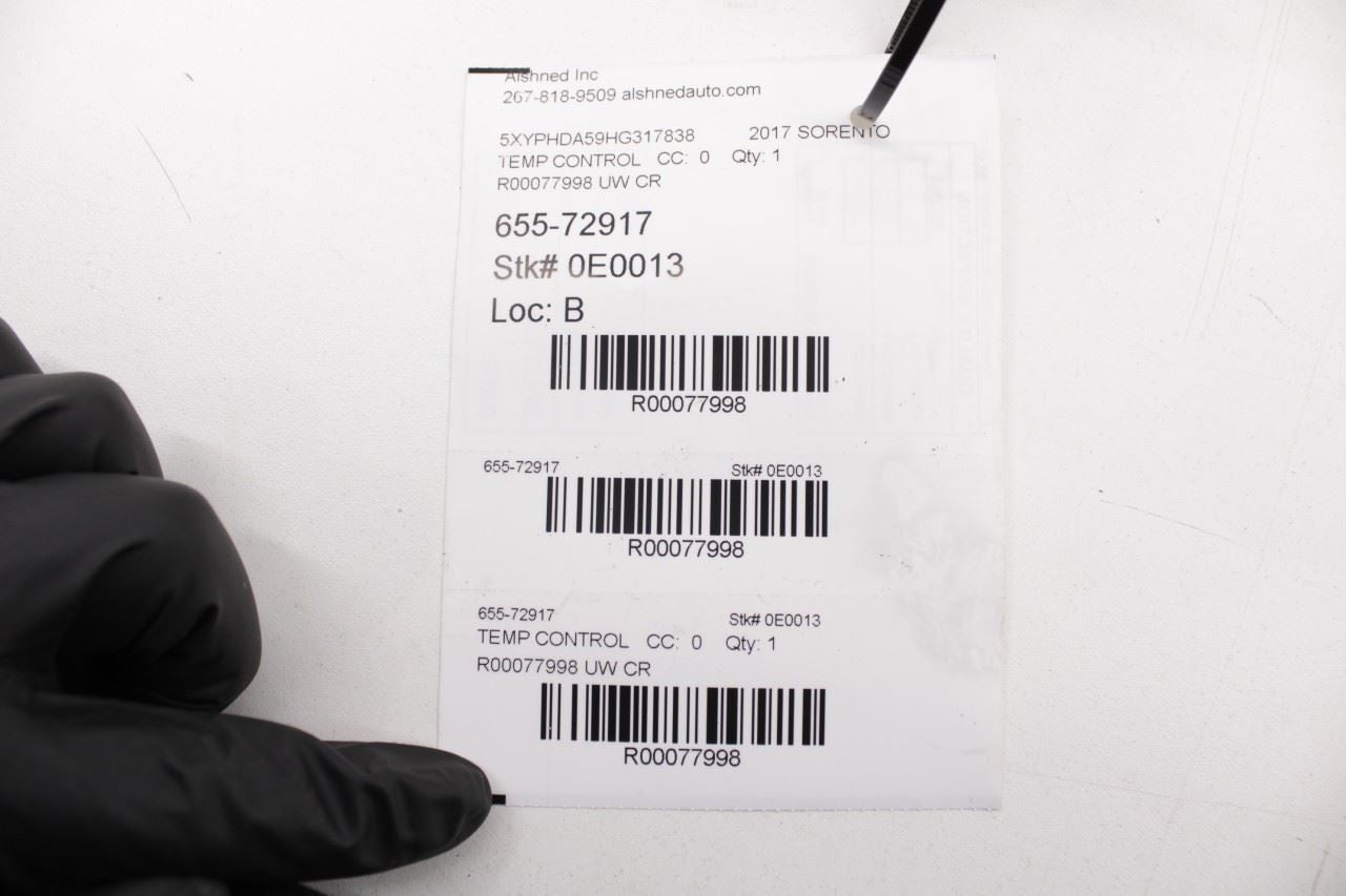 15-18 Kia Sorento EX Dashboard AC Heater Climate Control Panel 97250-C6560 *ReaD - Alshned Auto Parts