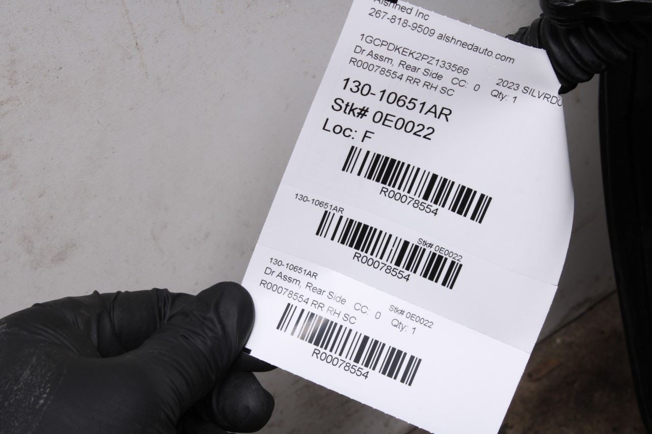 19-25 Chevrolet Silverado LT-L Crew Cab Rear Right Door Shell Panel 85658275 OEM - Alshned Auto Parts