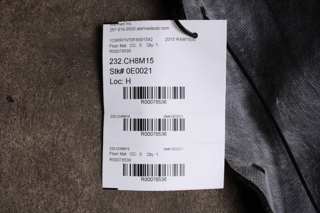 13-19 Ram 1500 Laramie Crew Cab Front Rear 2nd Row Floor Interior Carpet Liner - Alshned Auto Parts