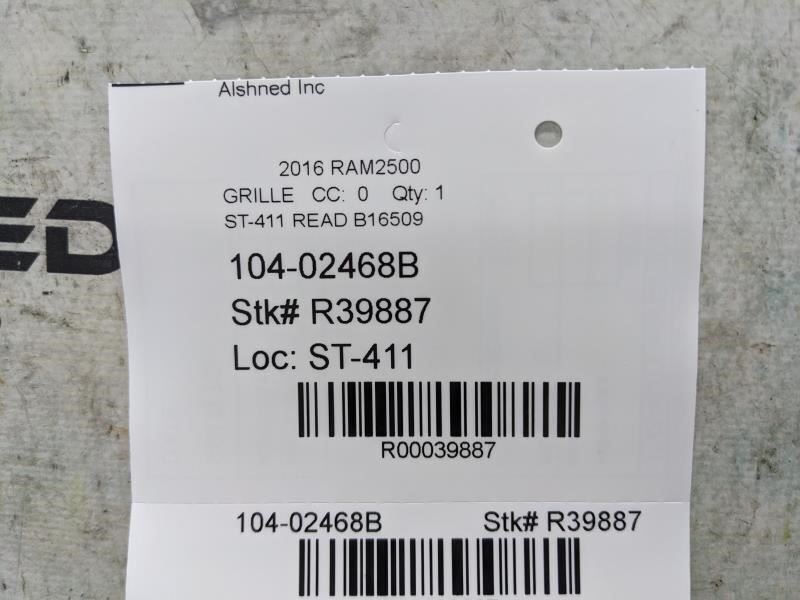 2013-18 Ram 2500 Front Radiator Grille w Rams Head Emblem 68149139AA OEM *ReaD* - Alshned Auto Parts