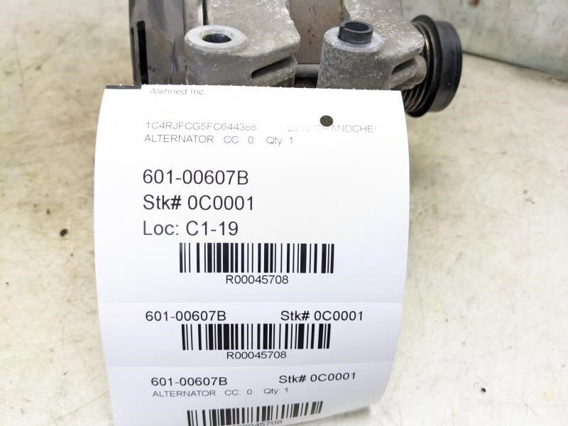 2011-2015 Jeep Grand Cherokee Alternator 4801778AF OEM - Alshned Auto Parts