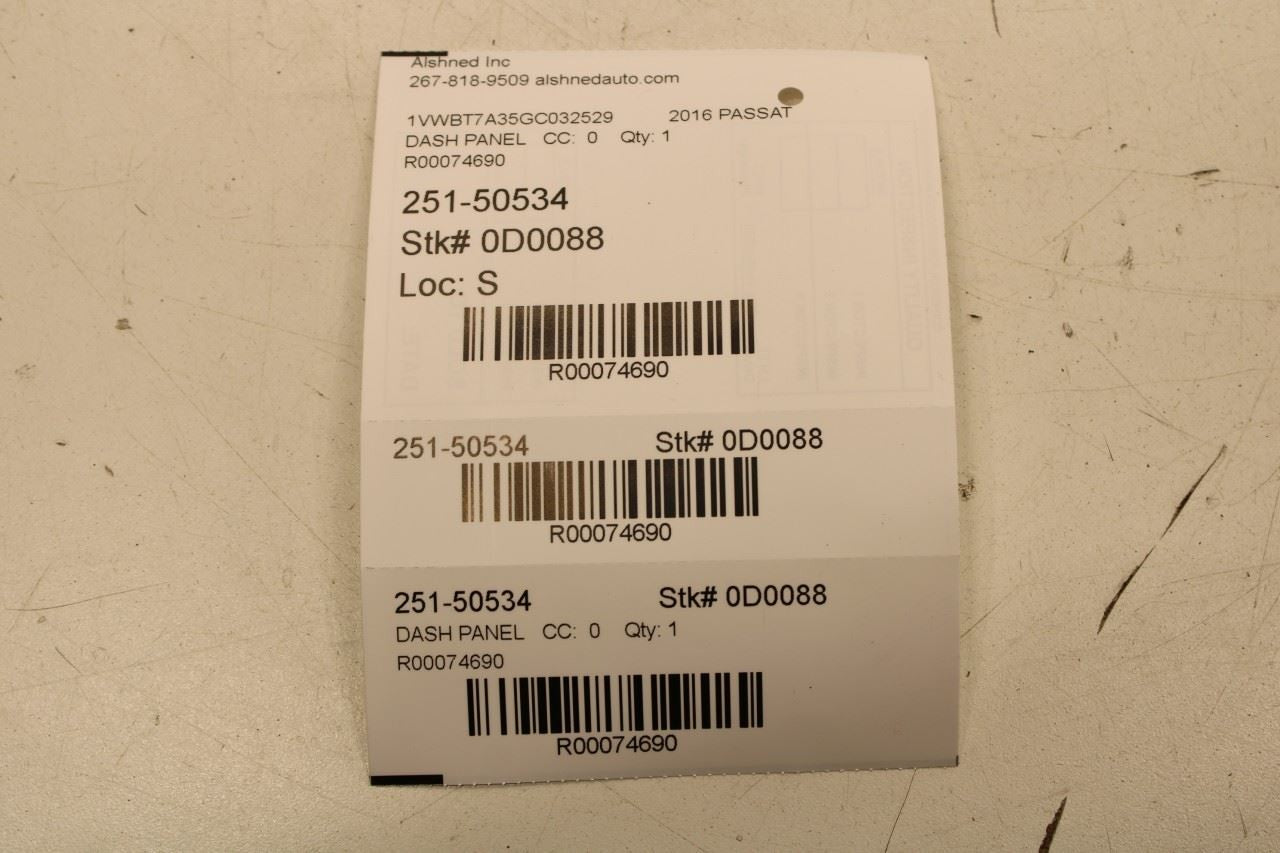 2009-2022 Volkswagen Passat SE 1.8L FWD Front Dashboard Headlight Control Switch - Alshned Auto Parts