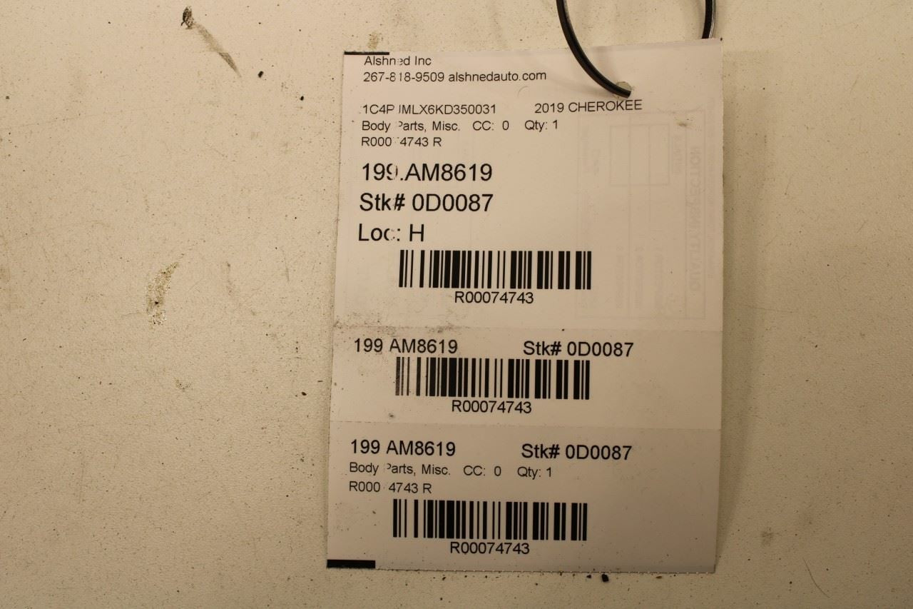 2014-22 Jeep Cherokee Latitude Front Left Door Run Channel w/ Belt Weatherstrips - Alshned Auto Parts