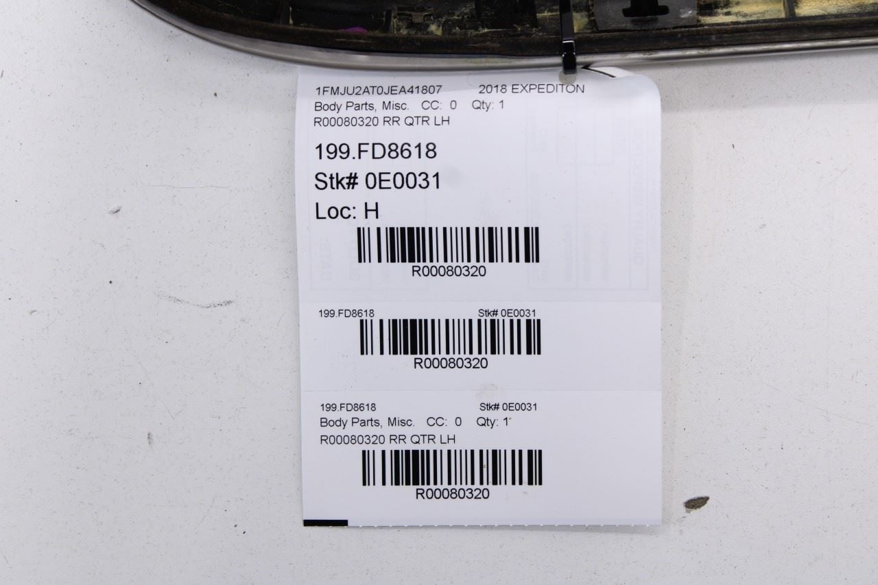 18-24 Ford Expedition Limited Rear Left Quarter Panel Lower Molding JL1B7830607B - Alshned Auto Parts