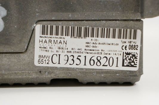 13 BMW 535i AM FM CD XM Navigation Radio Receiver CI935168201 OEM *ReaD* - Alshned Auto Parts