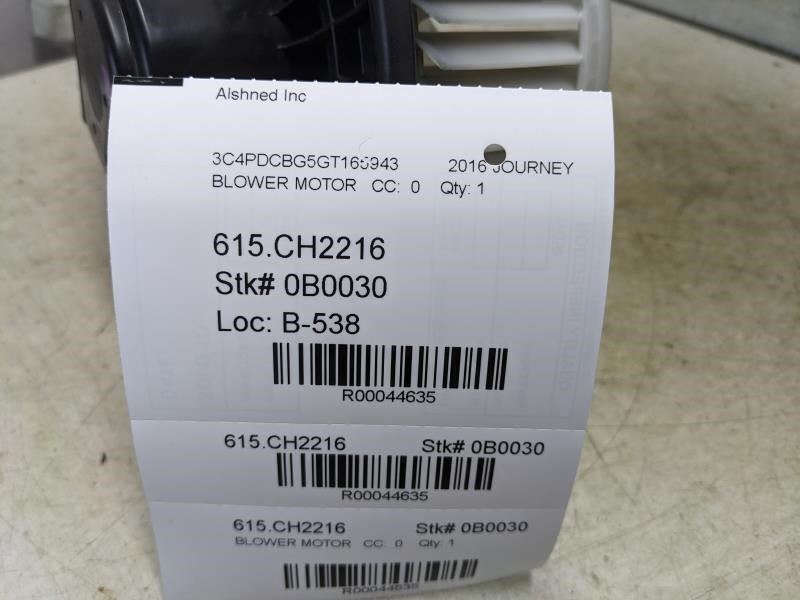 2012-2018 Dodge Journey Blower Fan Motor 68038189AA OEM - Alshned Auto Parts