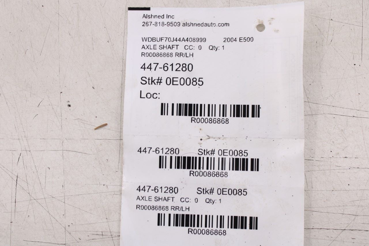 2004-2006 Mercedes-Benz E500 RWD Rear Left Driver Side CV Axle Drive Half Shaft13