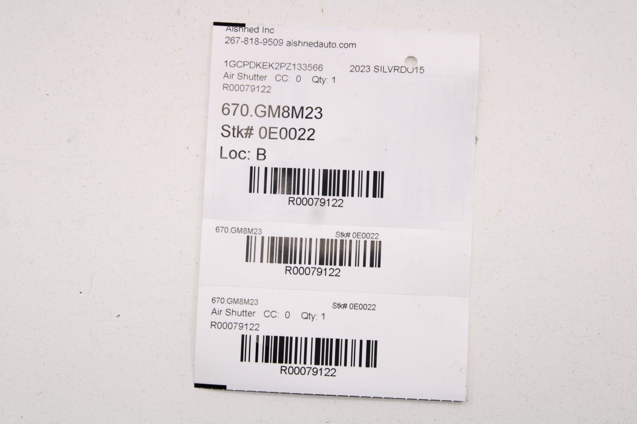 19-25 Chevrolet Silverado LT-L Front Grille Shutter Actuator Set w/ Wire Harness - Alshned Auto Parts