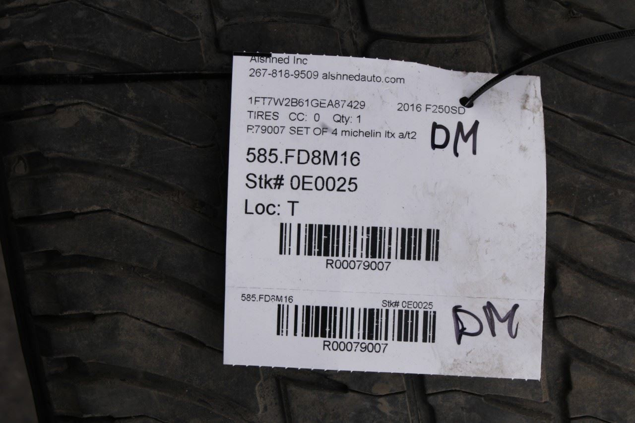 2020 Tire Michelin LTX A/T2 LT275/65R20 126/123R Set of 4 R79007 *ReaD* - Alshned Auto Parts