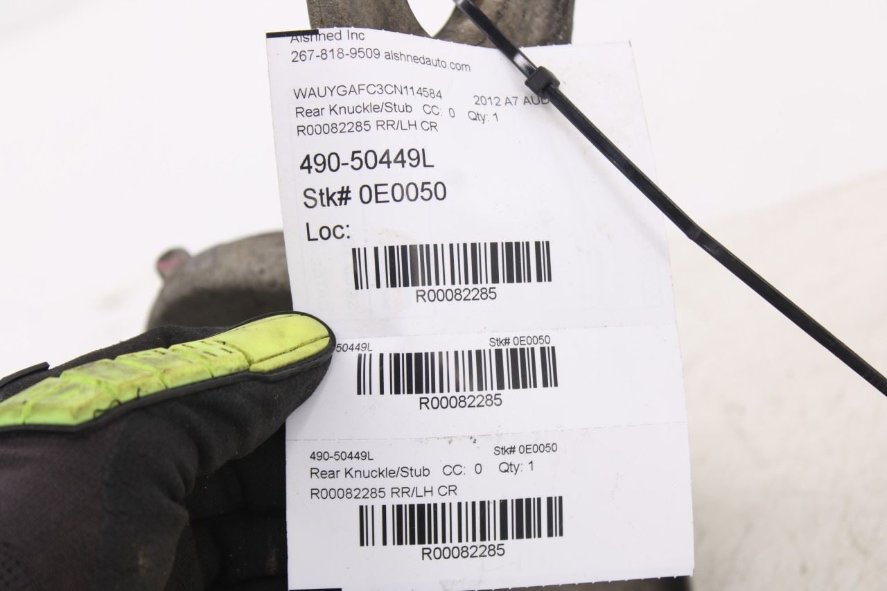2012-18 Audi A7 Premium AWD Rear Suspension Left Side Spindle Knuckle Hub *ReaD*15