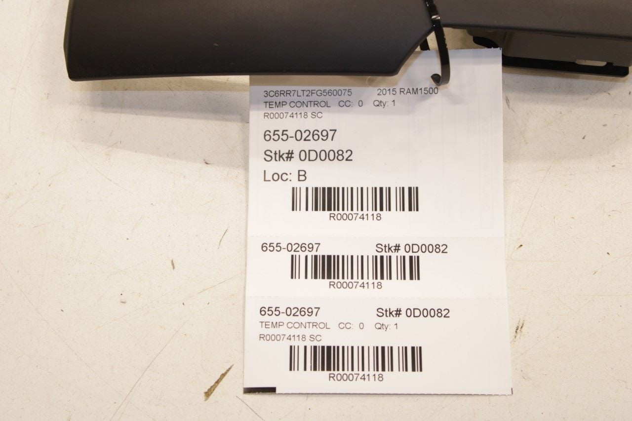 13-18 Ram 1500 Big Horn Dash Radio Faceplate Heater Temperature Climate Control - Alshned Auto Parts