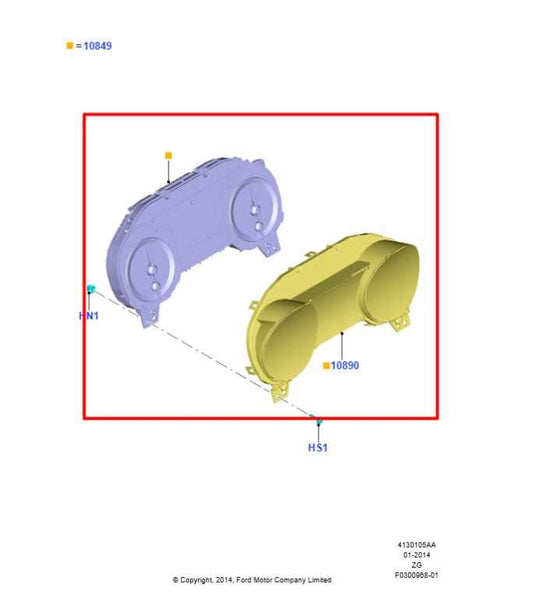 2015 Ford Mustang EcoBoost 2.3L Speedometer Gauge Instrument Cluster 76K Mileage - Alshned Auto Parts