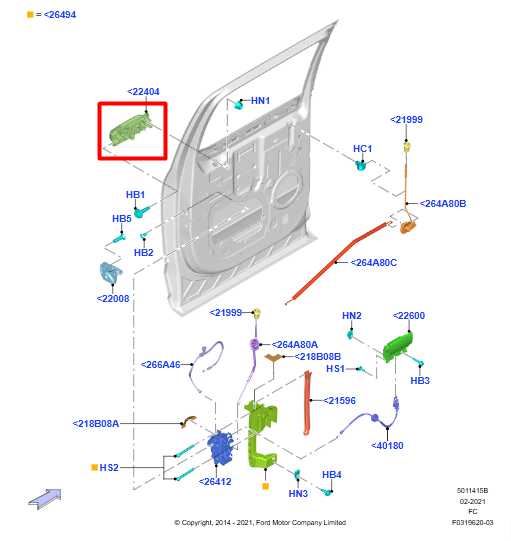 15-20 Ford F150 Platinum Rear Right Side Door Exterior Handle FL34-1522400-A OEM - Alshned Auto Parts
