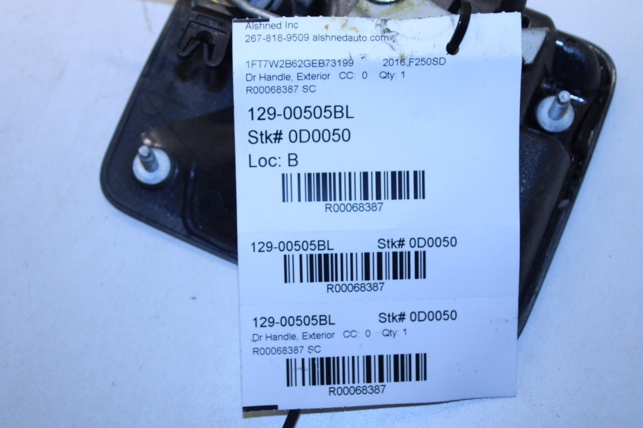 05-16 Ford F250 Lariat Crew Cab 6.2L Front Driver Left Side Door Exterior Handle - Alshned Auto Parts