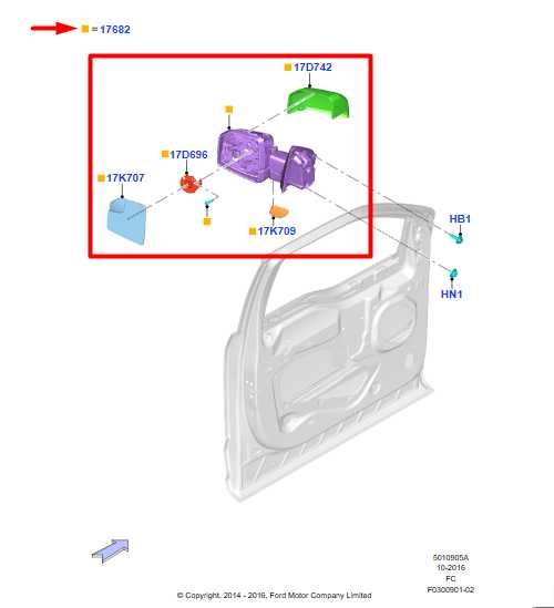 2018-20 Ford F150 XL Super Cab 2.7L Passenger Right Side Rear View Mirror *ReaD* - Alshned Auto Parts