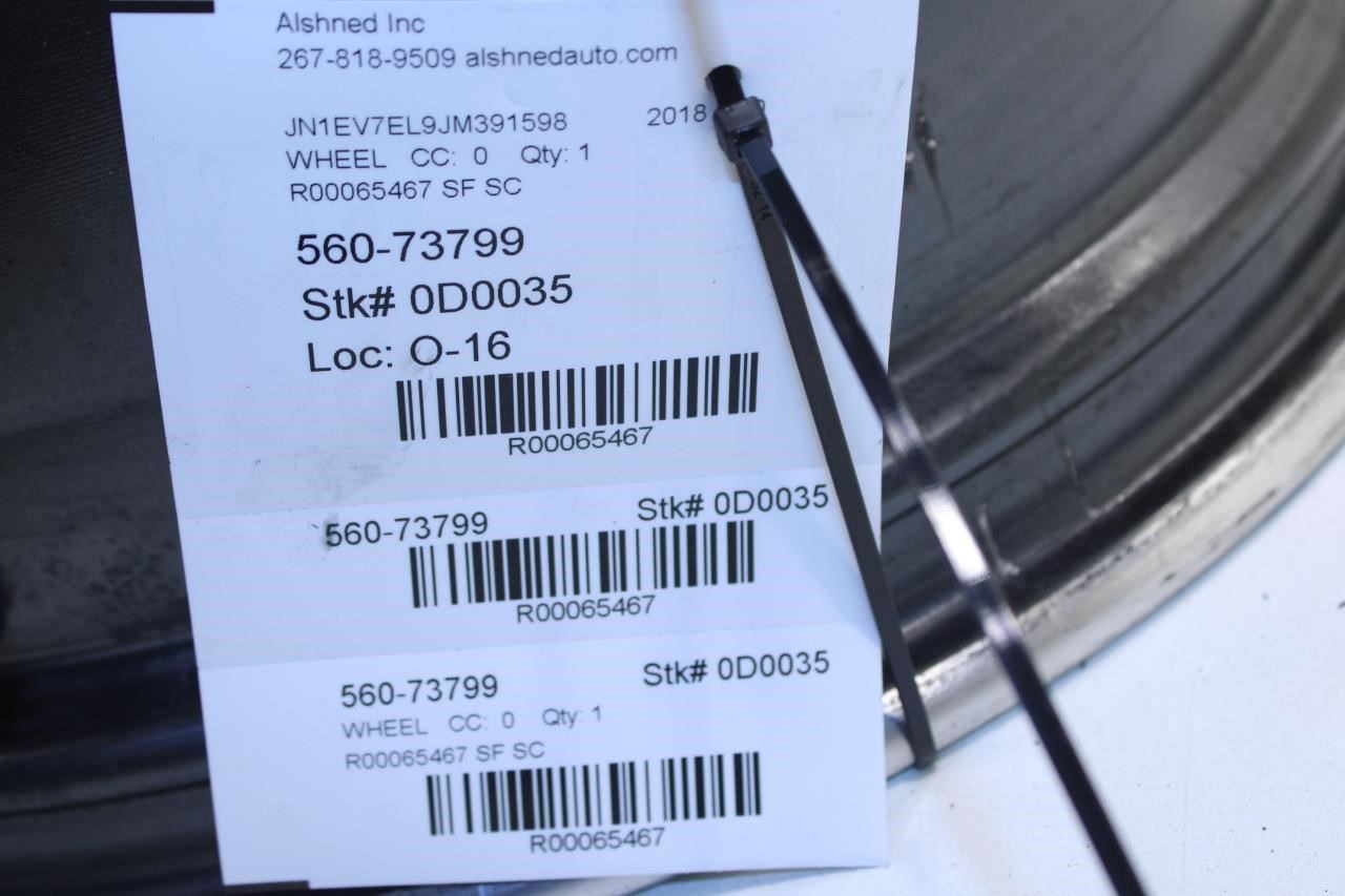 2017-2022 Infiniti Q60 Luxe Aluminum Wheel R19x9J 10 Spoke D0C00-5CA3A OEM - Alshned Auto Parts